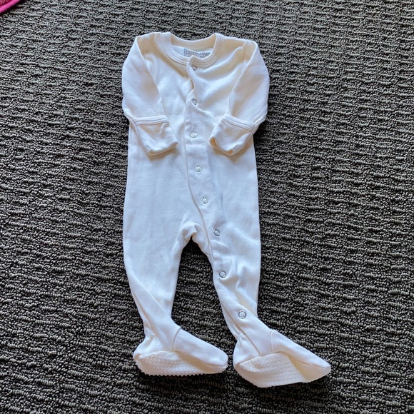 Cream button down pajamas - Picture 1 of 4